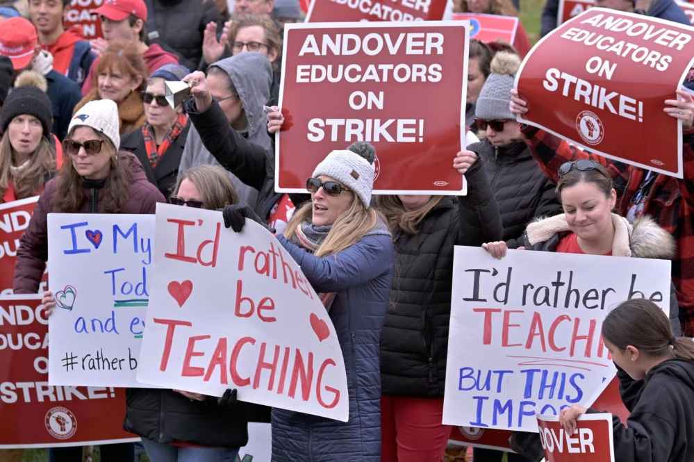 State Rules Andover Teachers Participated In Illegal Strike